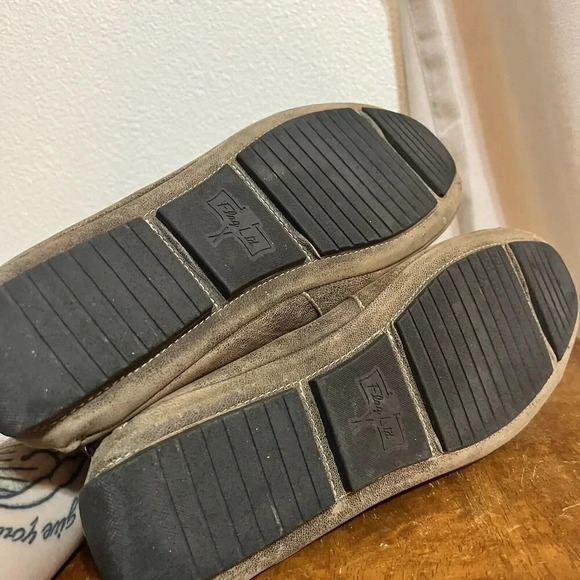 Flag Ltd. Nappa Glove Leather Oxford Dress Shoes Loafer Mens 9.5 M Brown Slip On - Picture 5 of 7